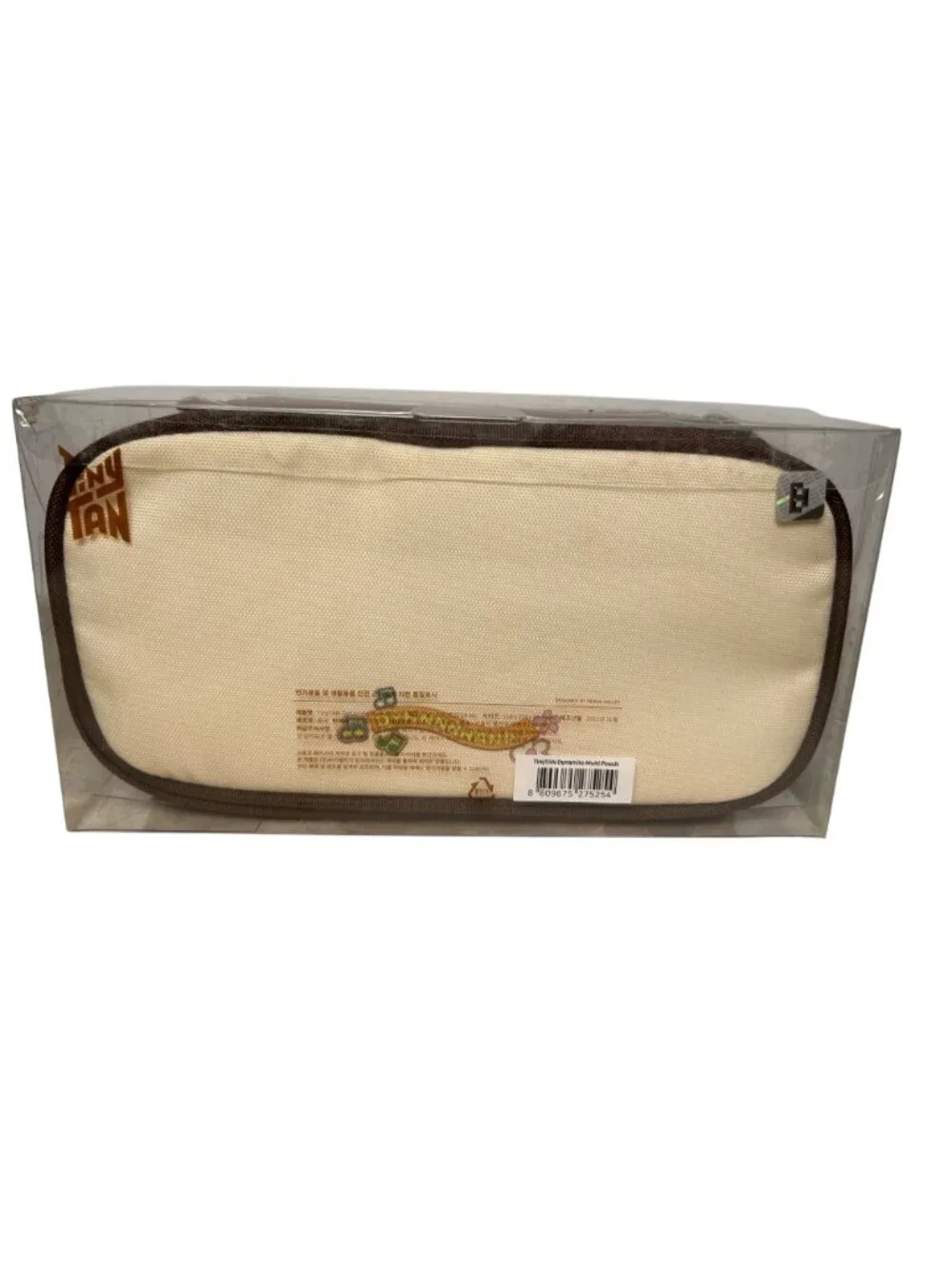 NEW TinyTAN Dynamite Multi Pouch Colorful Character Design & Zipper Closure BTS